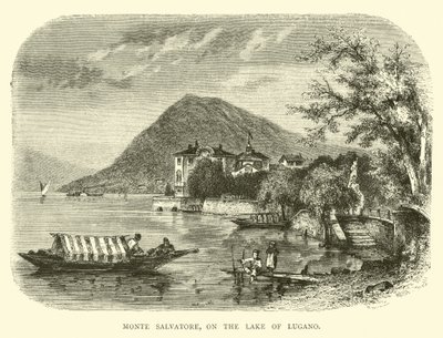 Monte Salvatore, nad jeziorem Lugano autorstwa English School