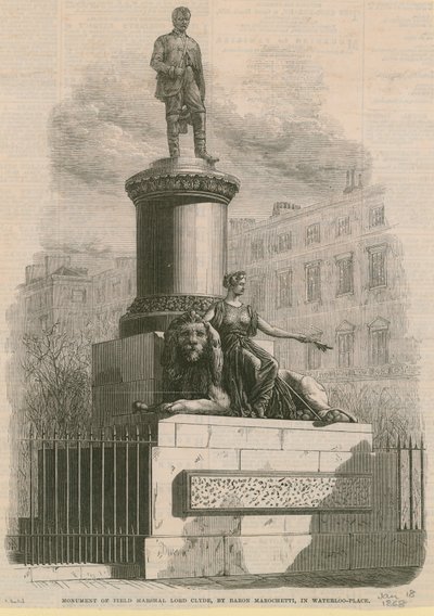 Pomnik feldmarszałka Lorda Clydea autorstwa English School