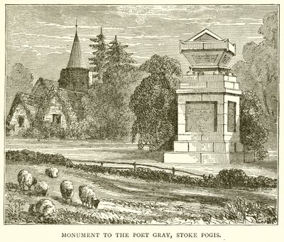 Pomnik Poety Graya, Stoke Poges autorstwa English School