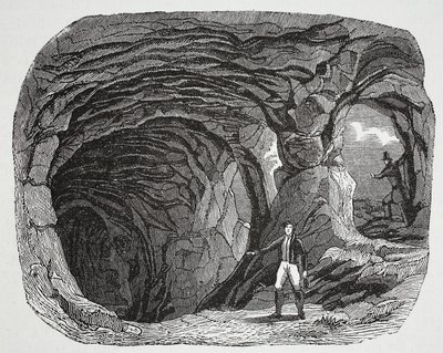 Mortimers Hole, zamek Nottingham autorstwa English School
