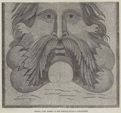 Mozaika, właśnie dodana do British Museum Collection (grawerowanie) autorstwa English School