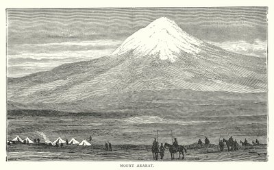 Góra Ararat (grawerunek) autorstwa English School