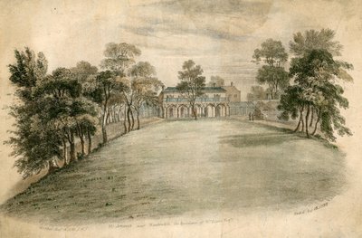 Góra Ararat w pobliżu Wimbledonu, rezydencja Williama Leake autorstwa English School