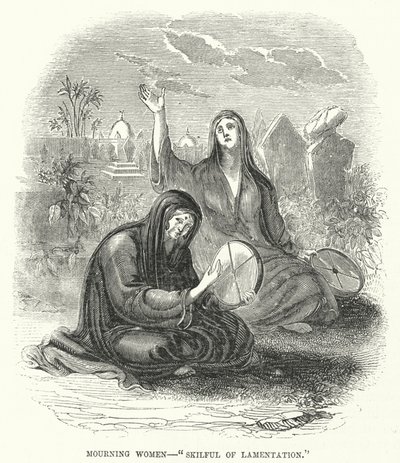 Kobiety w żałobie, „Umiejętne lamentowanie” autorstwa English School