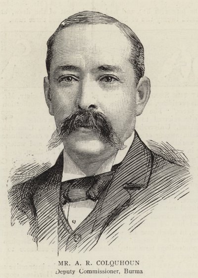 Mr AR Colquhoun (grawerowanie) autorstwa English School