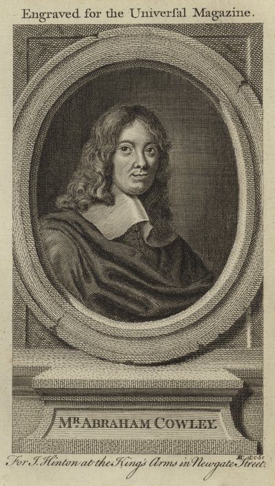 Pan Abraham Cowley autorstwa English School