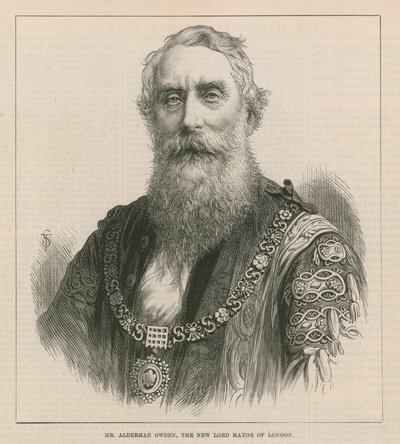 Pan Alderman Owden, burmistrz Londynu autorstwa English School