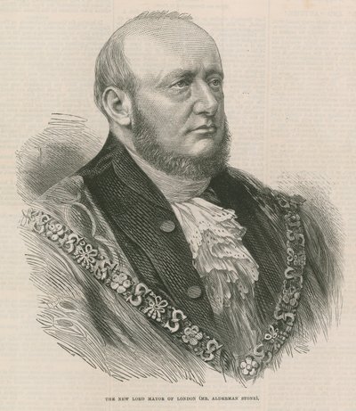 Pan Alderman Stone, nowy Lord Burmistrz Londynu autorstwa English School