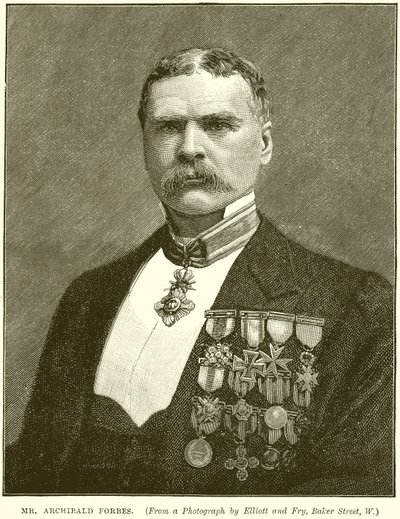 Pan Archibald Forbes autorstwa English School