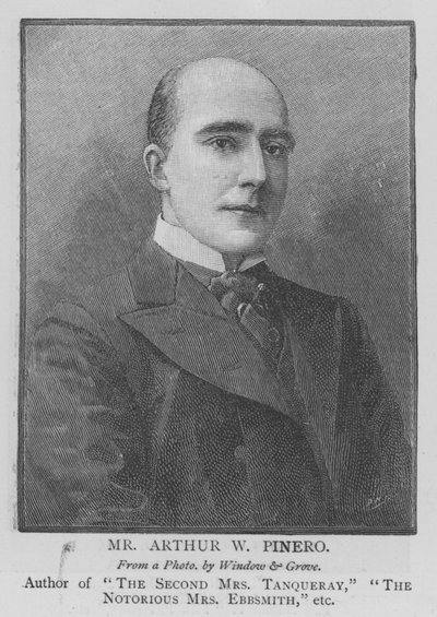 Pan Arthur W Pinero (grawerunek) autorstwa English School