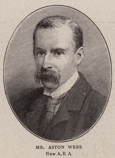 Pan Aston Webb (Grawerowanie) autorstwa English School