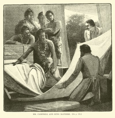 Pan Campbell i król Mateebe autorstwa English School