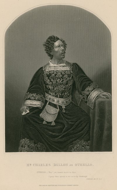 Pan Charles Dillon jako Otello autorstwa English School