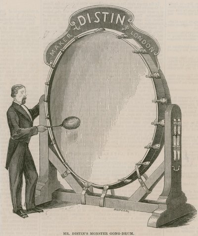 Mr Distins Monster Gong-Bęben autorstwa English School