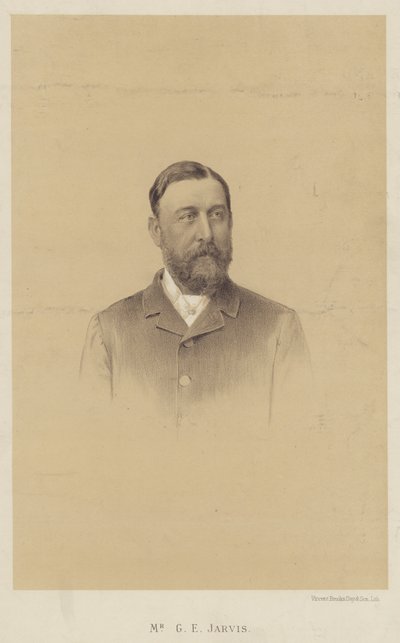 Pan G E Jarvis (litografia) autorstwa English School