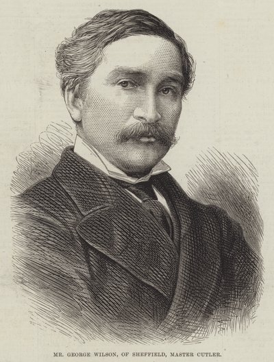 Pan George Wilson z Sheffield, Master Cutler (Grawerowanie) autorstwa English School