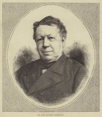 Pan John Baldwin Buckstone (grawerunek) autorstwa English School