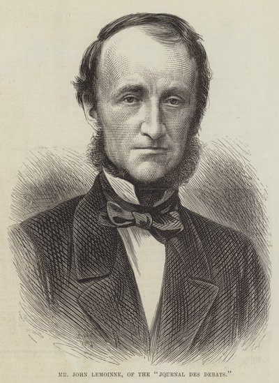Pan John Lemoinne z „Journal des Debats” (grafika) autorstwa English School