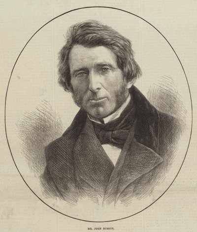 Pan John Ruskin (grawerunek) autorstwa English School