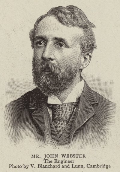Pan John Webster (Grawerowanie) autorstwa English School
