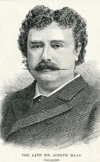 Pan Joseph Maas (1847-1886), Ilustracja do grafiki autorstwa English School