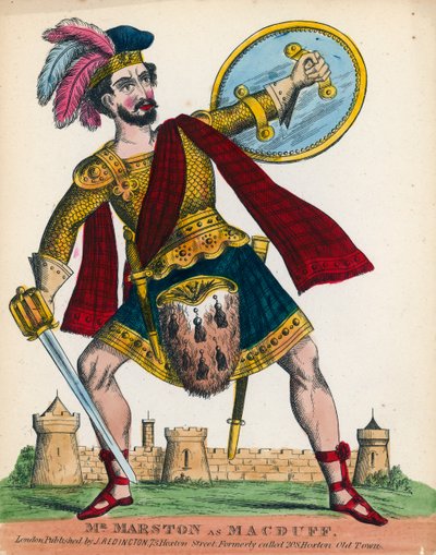 Pan Marston jako Macduff autorstwa English School
