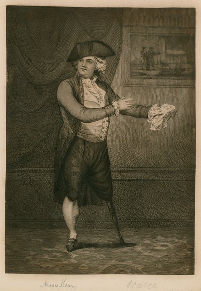 Pan Moses Keans imitacja Hendersons Hamlet autorstwa English School