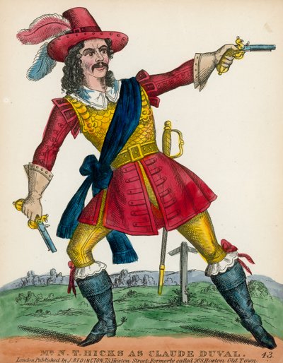 Pan N T Hicks jako Claude Duval autorstwa English School