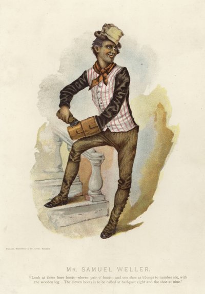 Pan Samuel Weller z Pickwick Papers autorstwa English School