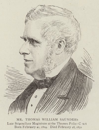 Pan Thomas William Saunders autorstwa English School