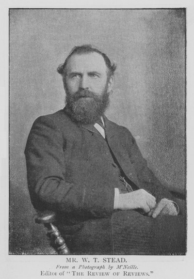 Mr WT Stead (grawerunek) autorstwa English School