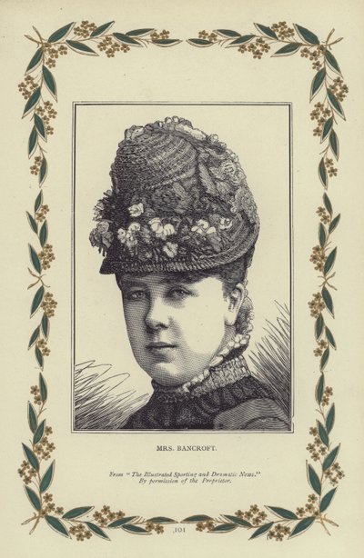 Pani Bancroft (grawerunek) autorstwa English School