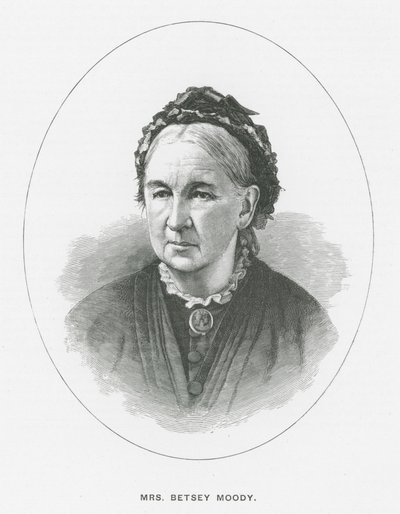 Pani Betsey Moody (litografia) autorstwa English School