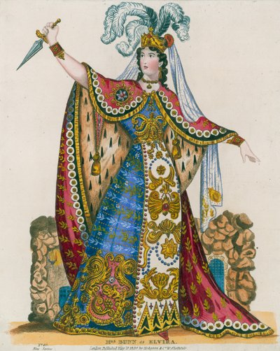 Pani Bunn jako Elvira autorstwa English School