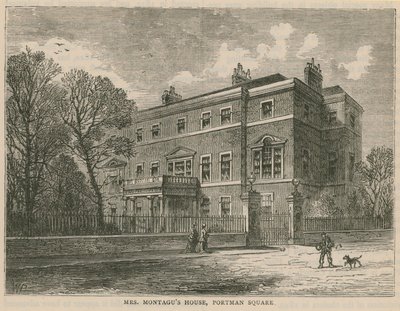 Mrs Montagu House, Portman Square, Londyn autorstwa English School