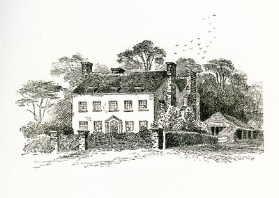 Dom pani Snookes w Ringmer, Sussex, Anglia, 1733 autorstwa English School