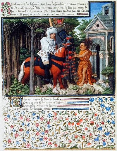 Ms. 2597 Serce i pożądanie rozmawiaj z krasnoludem, zazdrość, faksymilowe wydanie „Livre du Coeur d