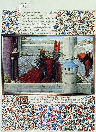 Ms. 2597 Pojedynek między sercem a gniewem, wydanie faksymilowe „Livre du Coeur d