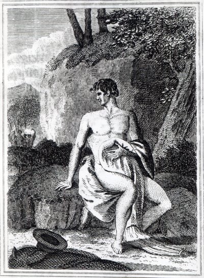 Park Mungo w Afryce, ilustracja z „Podróży po wewnętrznych dzielnicach Afryki: wykonywane w latach 1795, 1796 i 1797”, wydanej w 1816 r. (druk) autorstwa English School