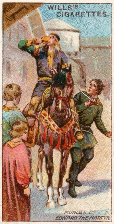 Morderstwo Edwarda Męczennika autorstwa English School