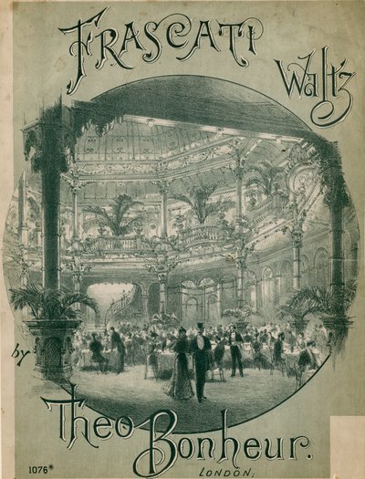 Partytura muzyczna do Frascati Waltz autorstwa Theo Bonheur autorstwa English School
