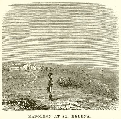 Napoleon u św. Heleny autorstwa English School