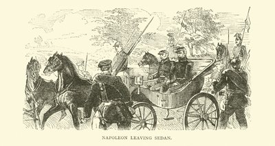 Napoleon opuszczający Sedan, wrzesień 1870 autorstwa English School