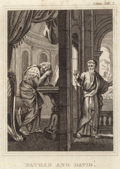 Nathan i David autorstwa English School