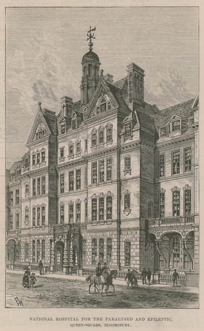 Narodowy Szpital Sparaliżowanych i Padaczkowych, Queen Square, Bloomsbury autorstwa English School