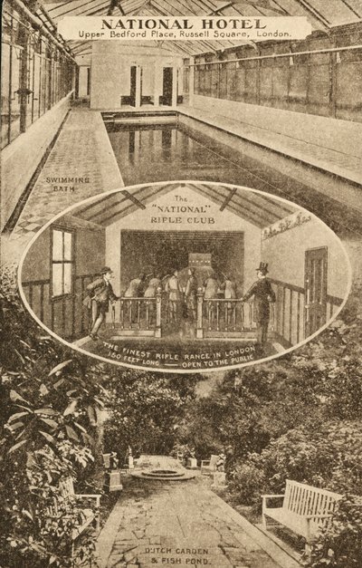 National Hotel, Upper Bedford Place, Russell Square, Londyn autorstwa English School
