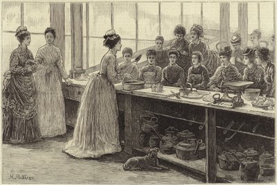 National Training School of Cookery w South Kensington autorstwa English School