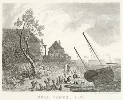 W pobliżu Cowes, Isle of Wight autorstwa English School