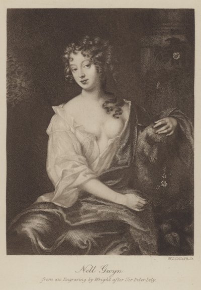 Nell Gwyn (grawerunek) autorstwa English School