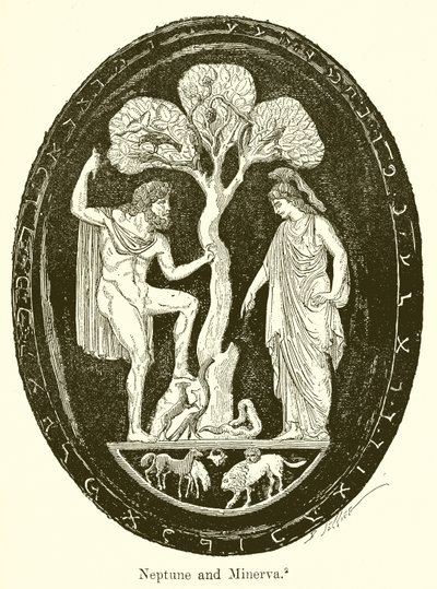 Neptun i Minerwa autorstwa English School